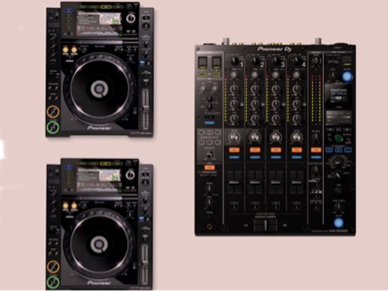 Rent Dj set up Pioneer DJM-900NXS2 Mixer + CDJ-2000 NXS2