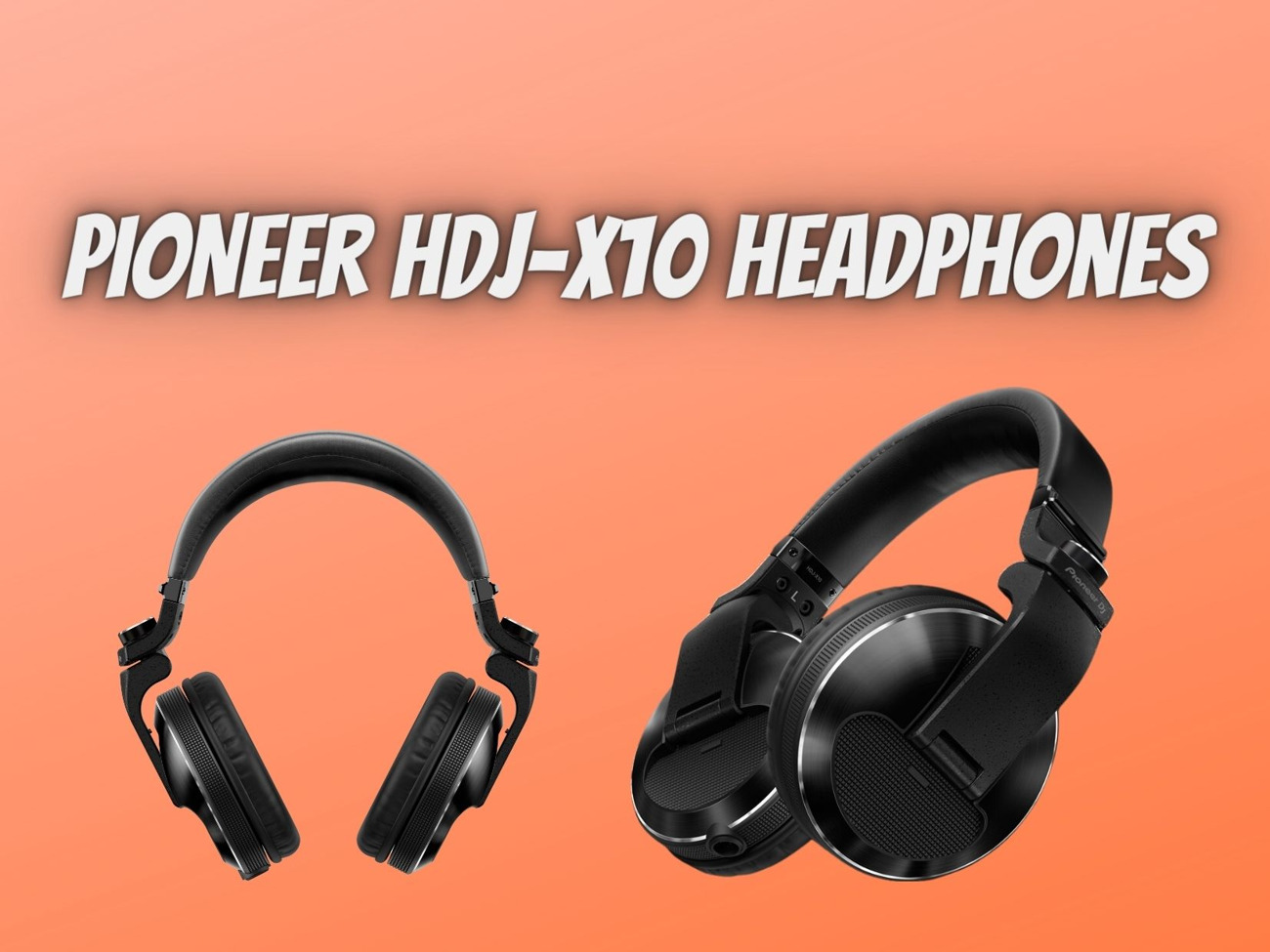 Pioneer hdj-x10 headphones dj audio 