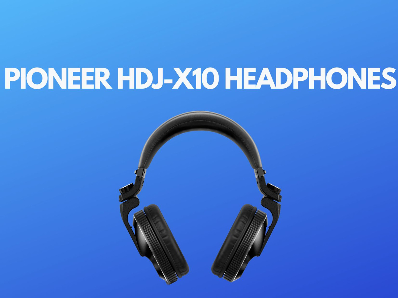 Pioneer hdj-x10 headphones dj audio 