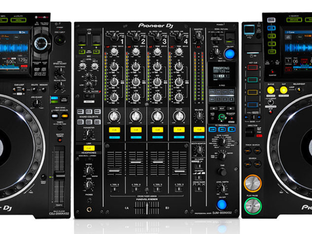 Pioneer nxs2 | djm900nxs2 & 2x cdj2000nxs2 | individual flight cases