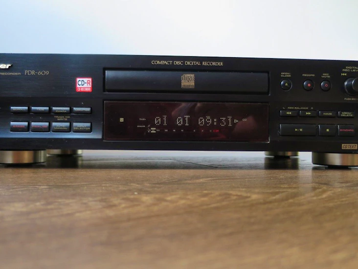 Pioneer pdr-609 audio cd compact disc player music-cd record