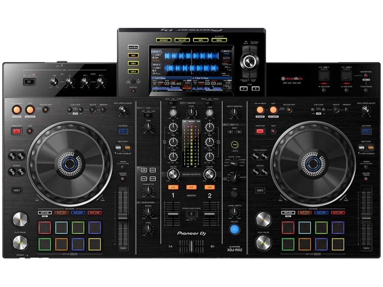 Pioneer xdj-rx2 controller + swan flight case