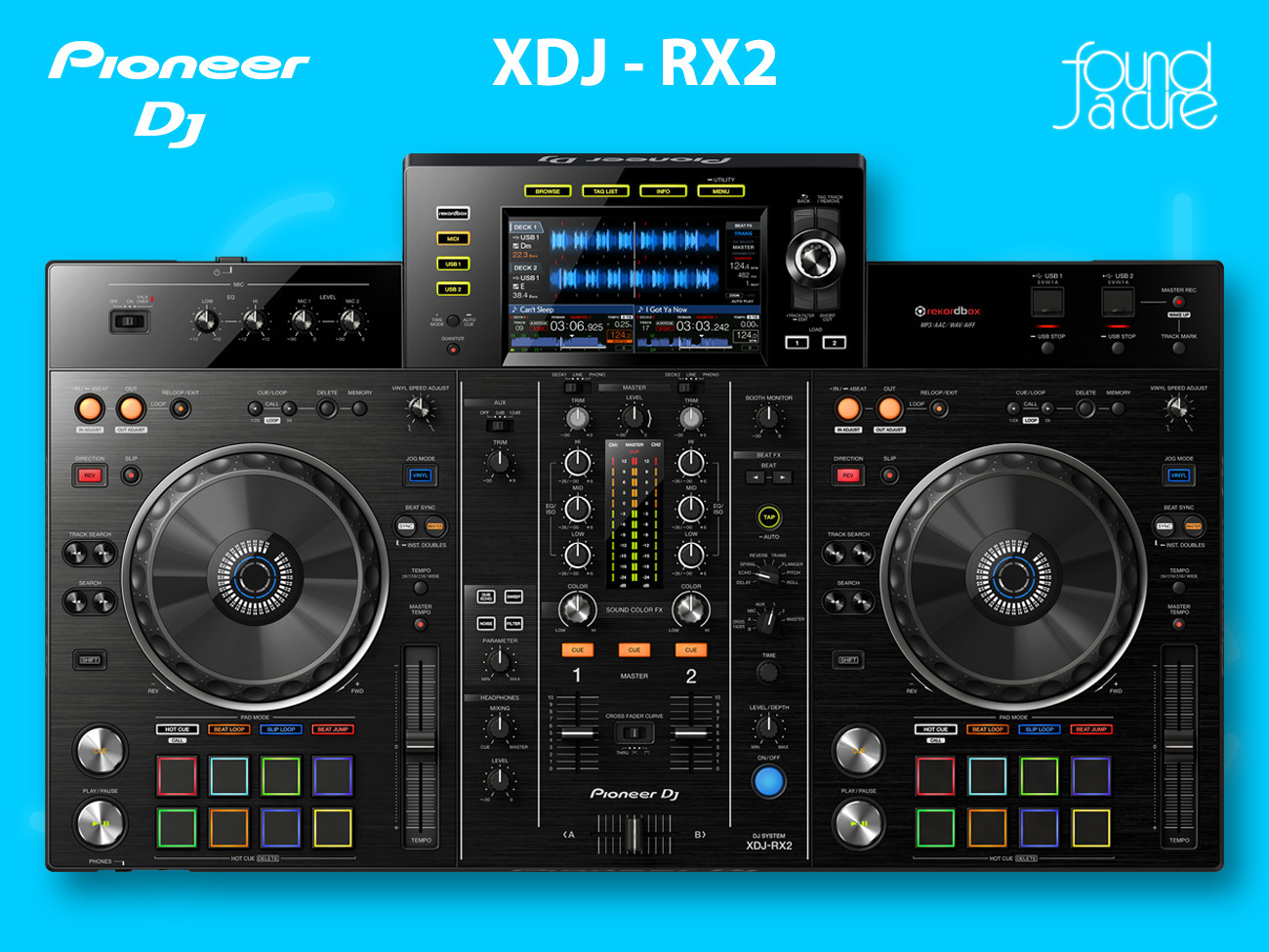 Pioneer xdj rx2 dj decks mixer