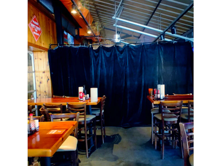 Pipe and drape backdrops