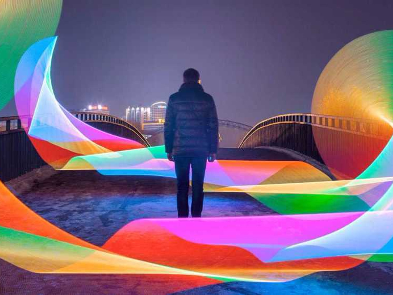 pixelstick ライトペインティング Light painting （Pixelstick
