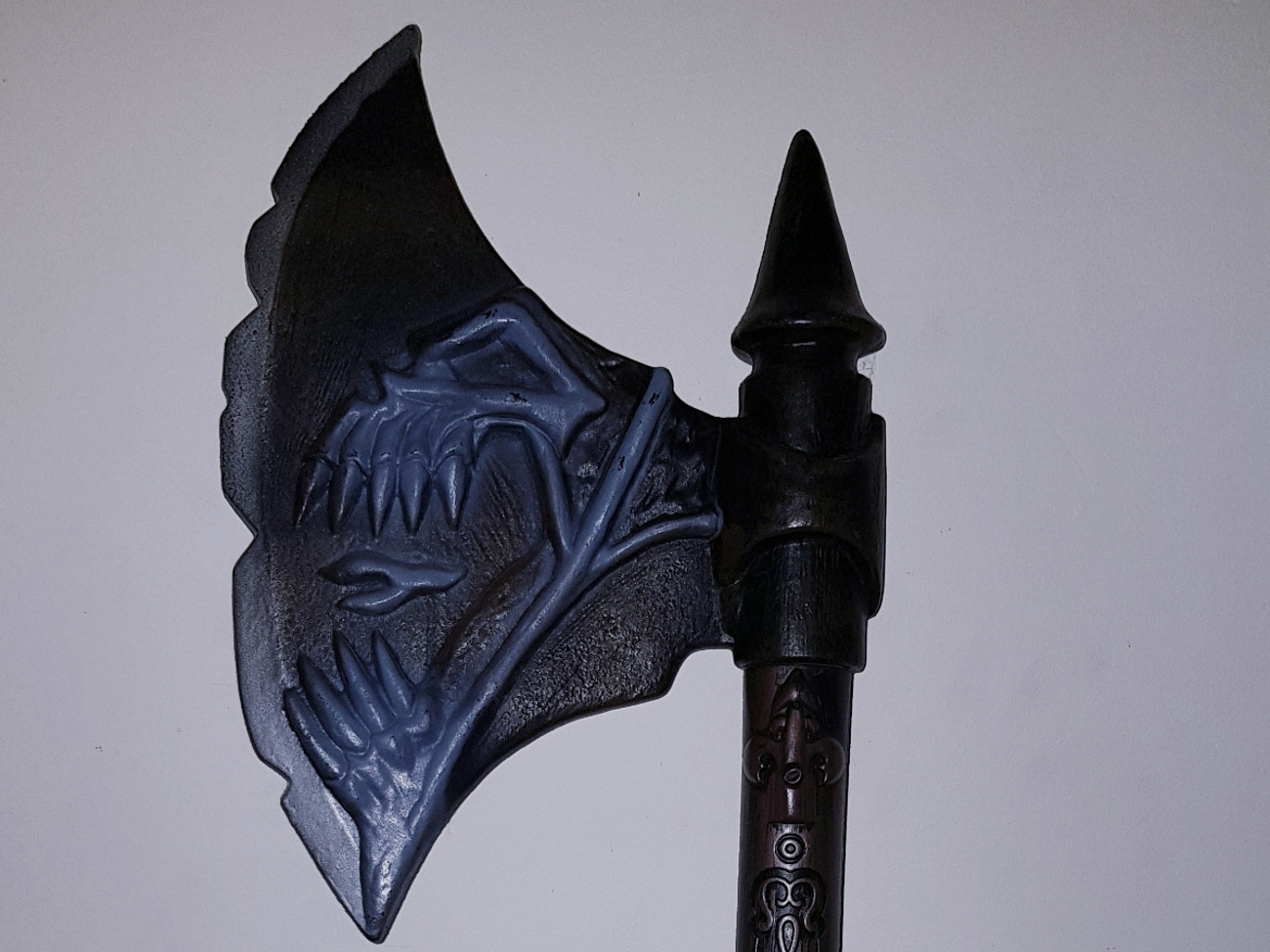 Plastic skull axe