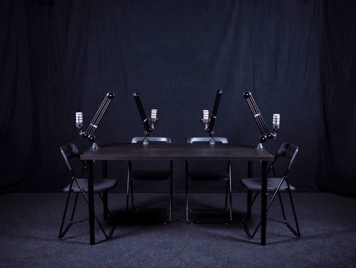 Podcast studio (black) (mavro worldwide studios)