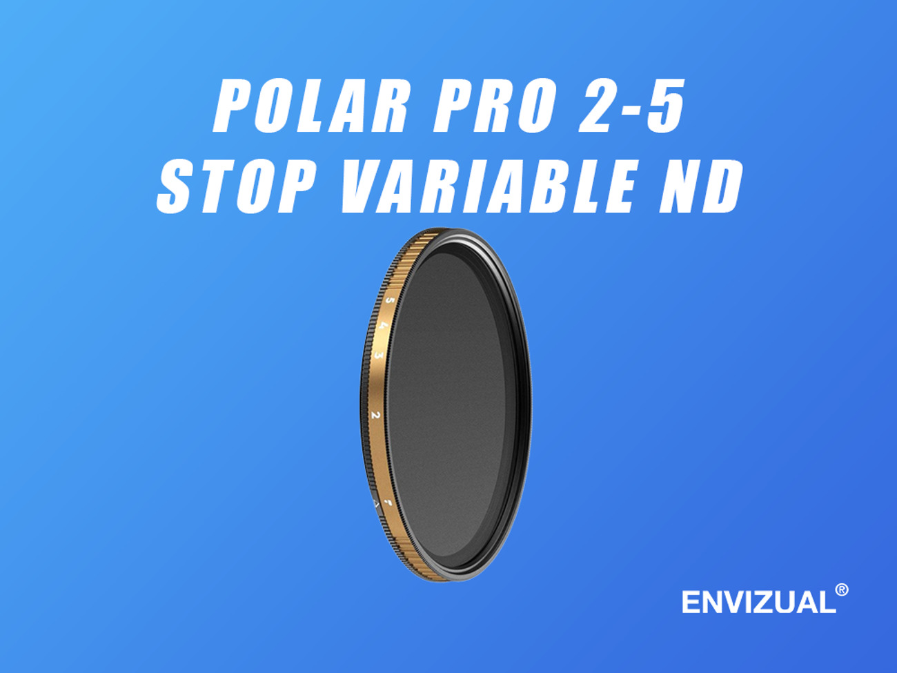 Polar pro 2-5 stop vnd filter peter mckinnon 82mm