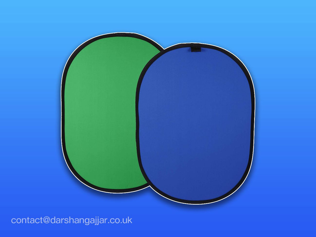 Pop up green screen and blue screen