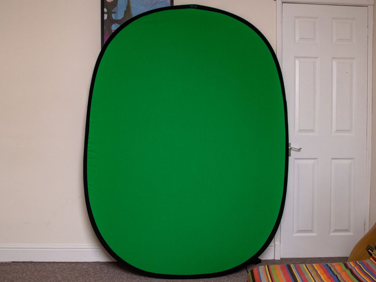 Pop up green/blue screen