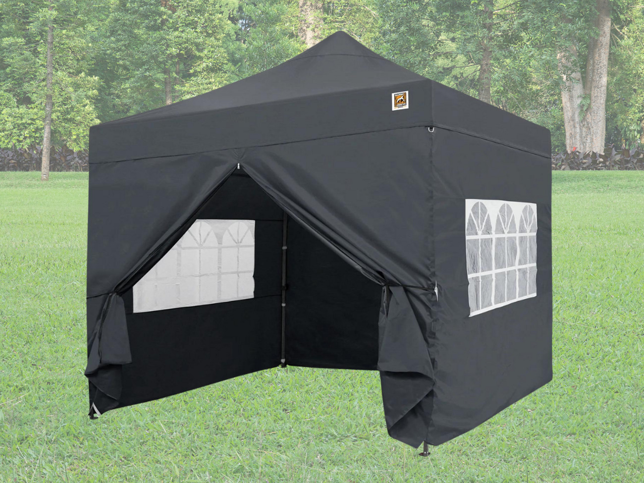 Pop-up gazebo: 3x3m sides & weights - garden party,bbqs,film