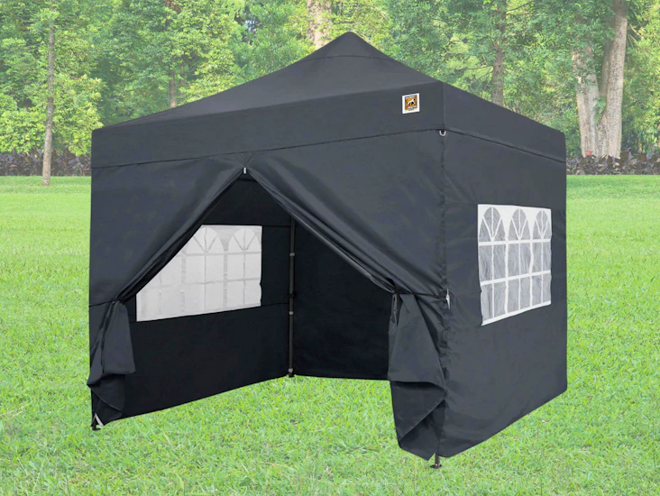 Pop-up gazebo: 3x3m sides & weights - garden party,bbqs,film