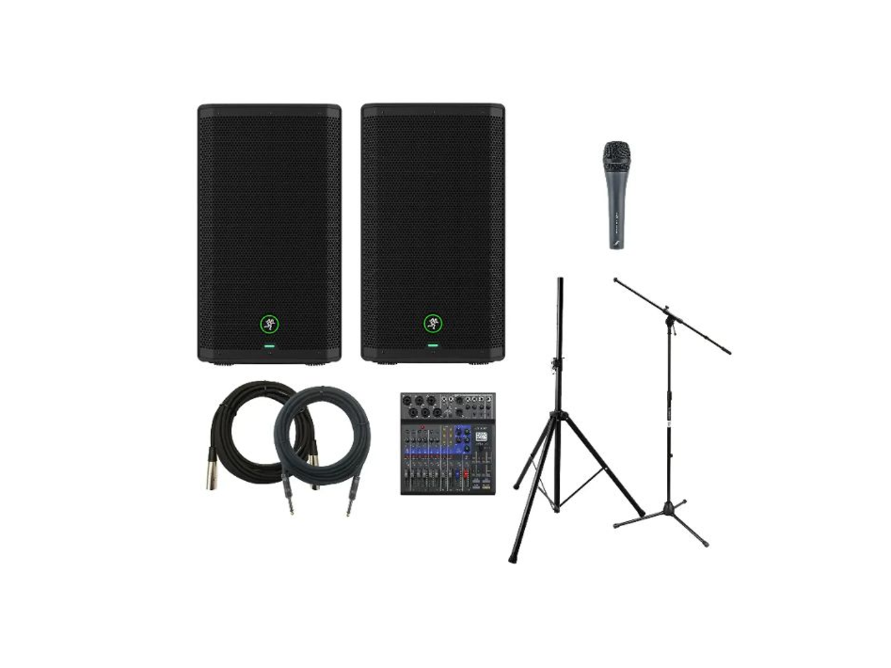 2x portable 🔋 12" pa speaker package
