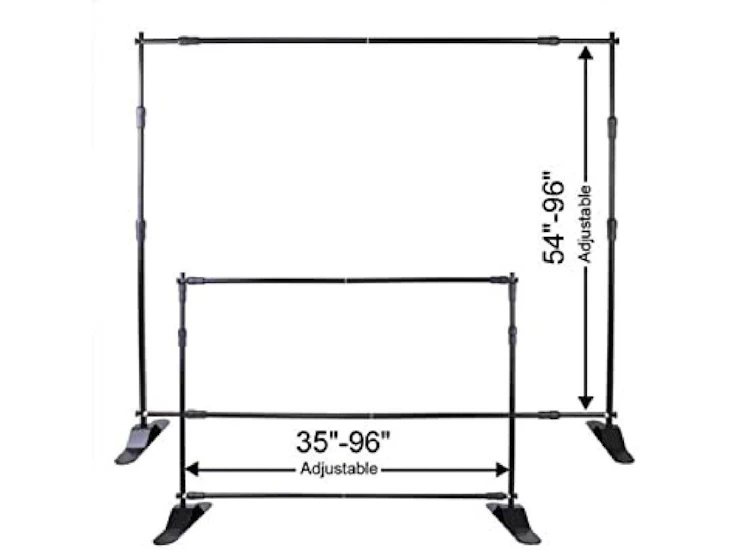 Portable 8 ft backdrop stand for photography