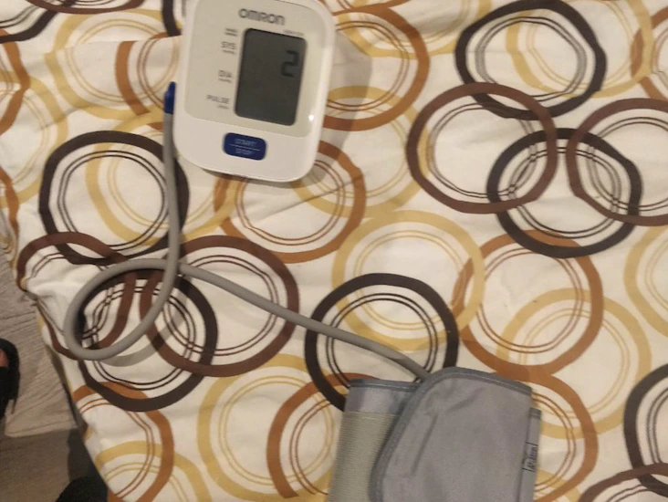 Portable blood pressure monitor