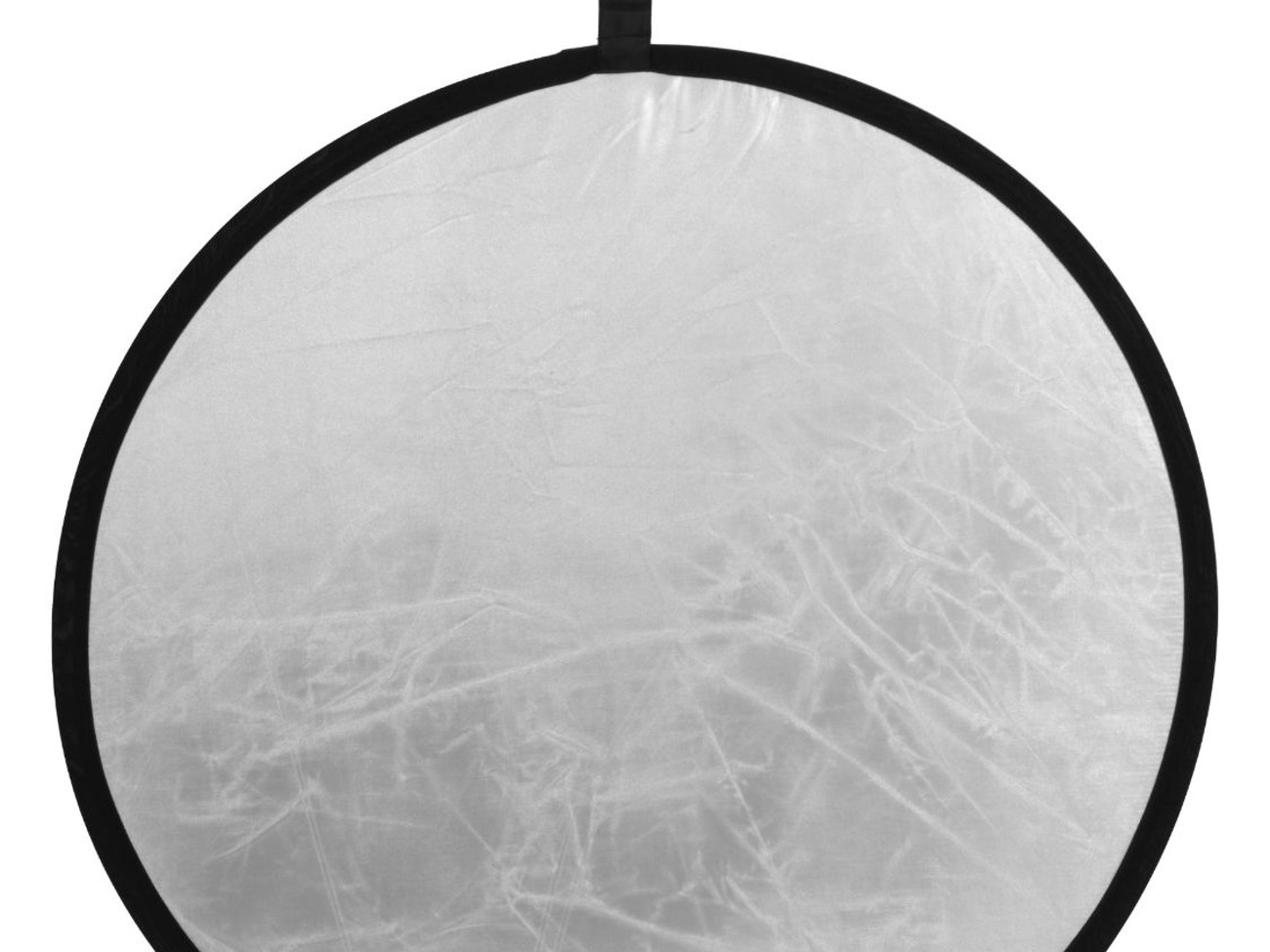 Portable collapsible photo lighting reflector silver 55cm