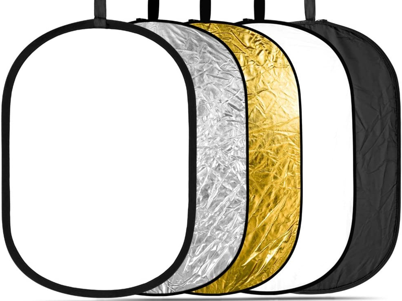 Portable collapsible photography lighting reflector  5 in 1 