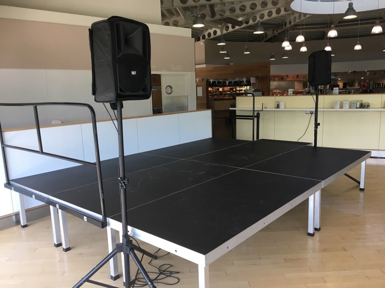 Portable stage hire 