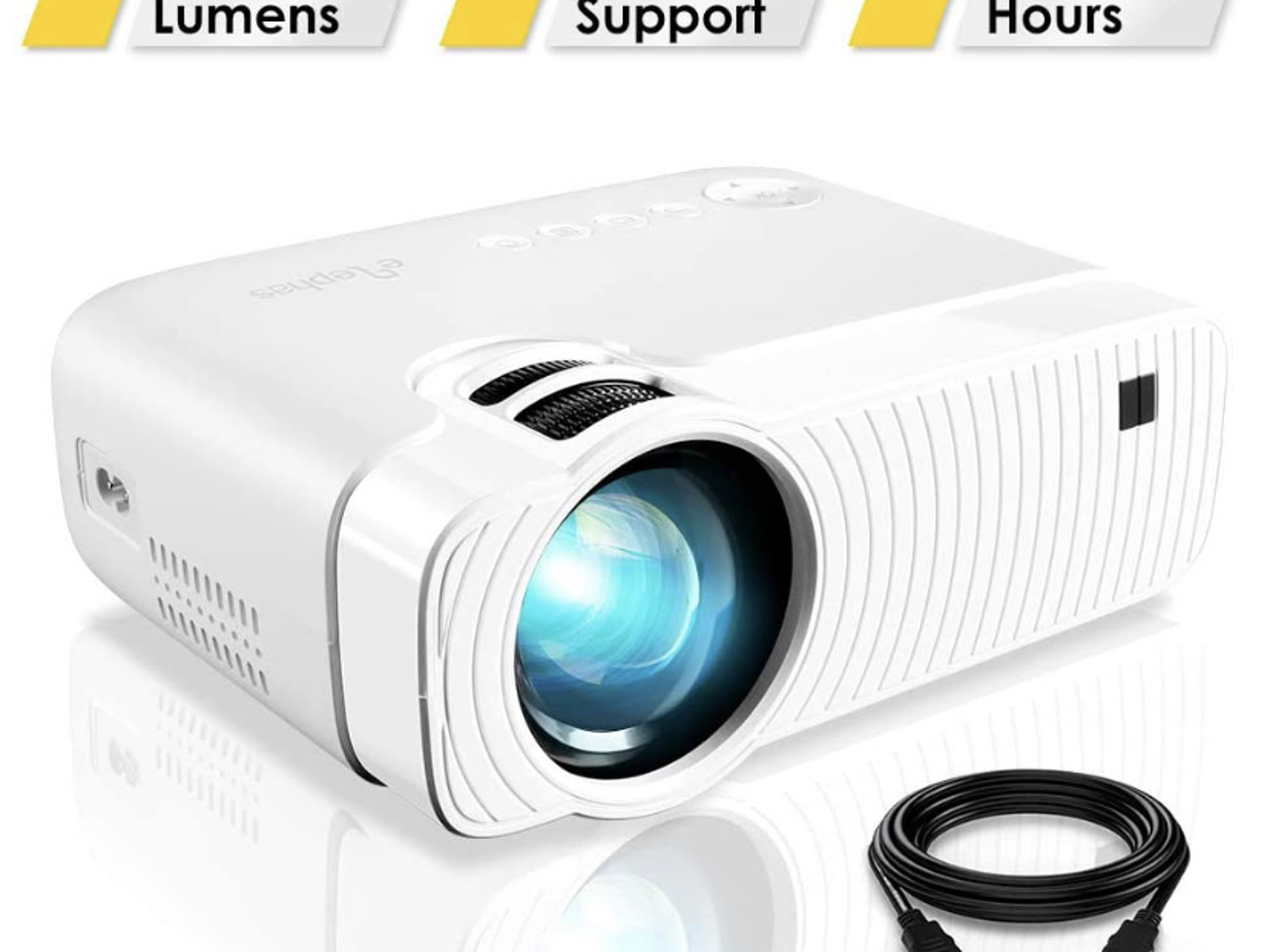 Portable video projector 1080p