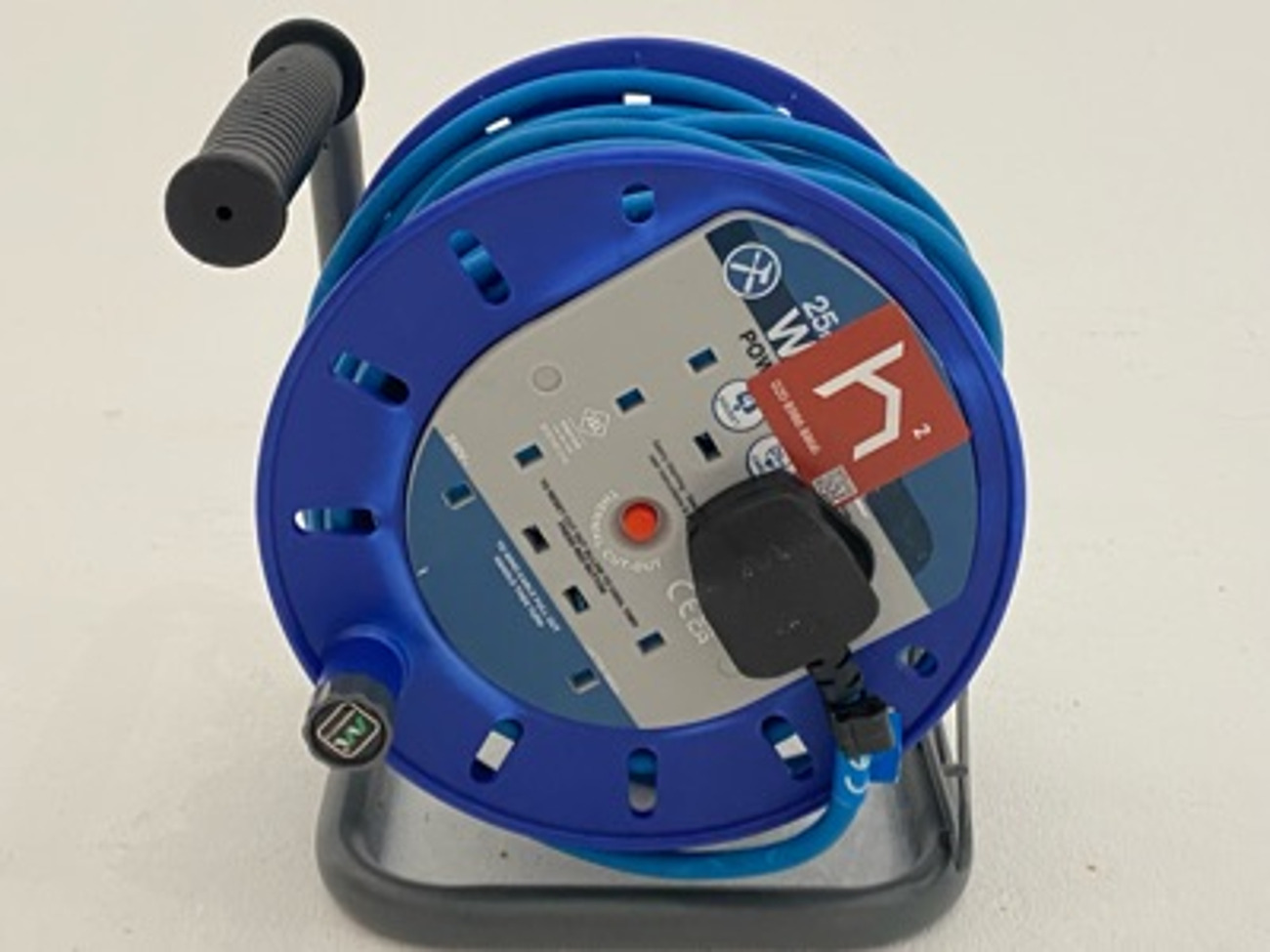 Power reel 4 gang 25 mt extension 13 amp