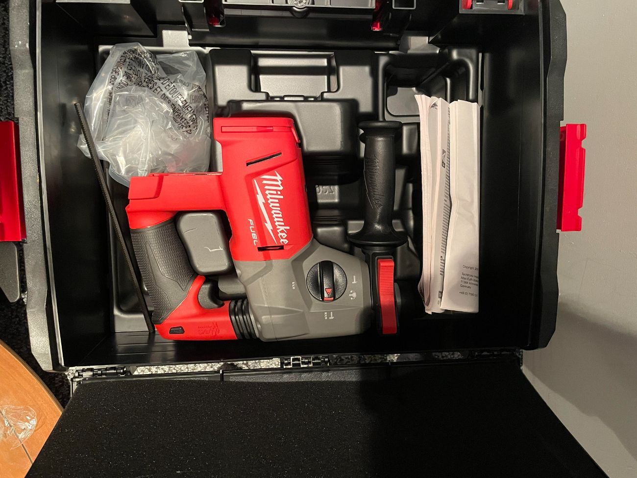 Power tool - milwaukee sds plus 18v cordless sds drill