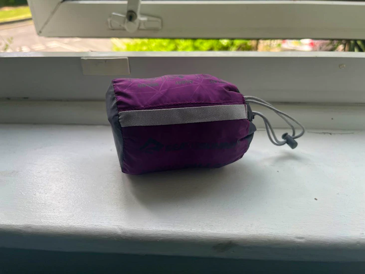 Premium adjustable camping pillow (seat to summit)