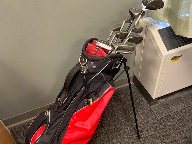 Premium golf club set for rent - improve your game!