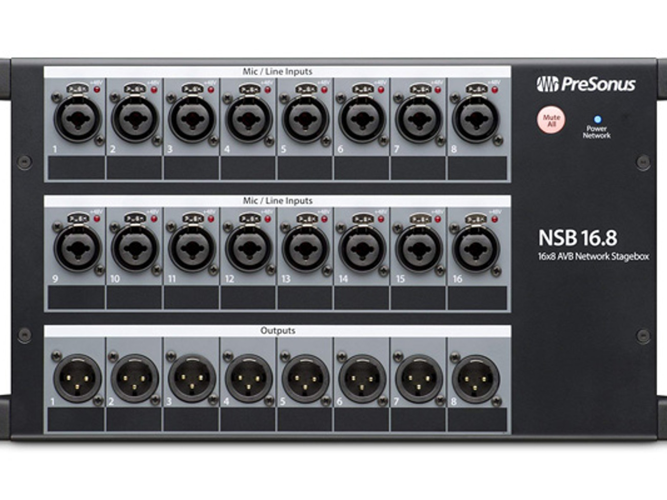 Presonus 16.8 avb stagebox