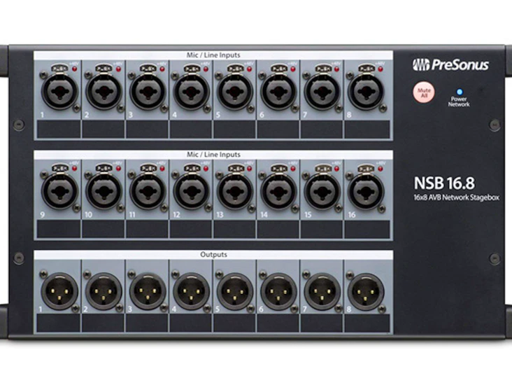 Presonus 16.8 avb stagebox