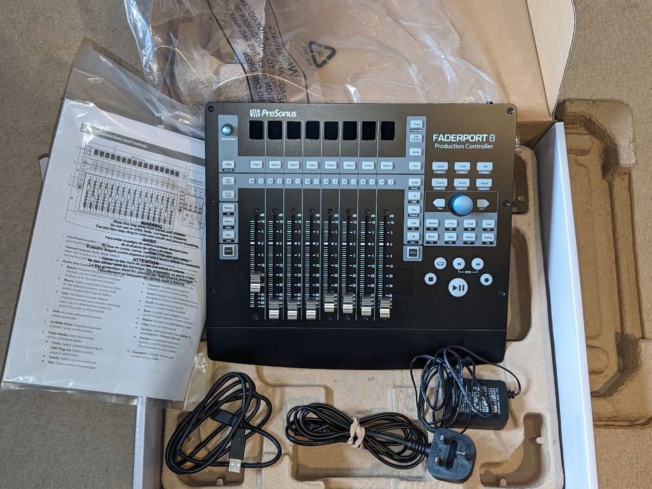 Presonus faderport 8 daw production controller