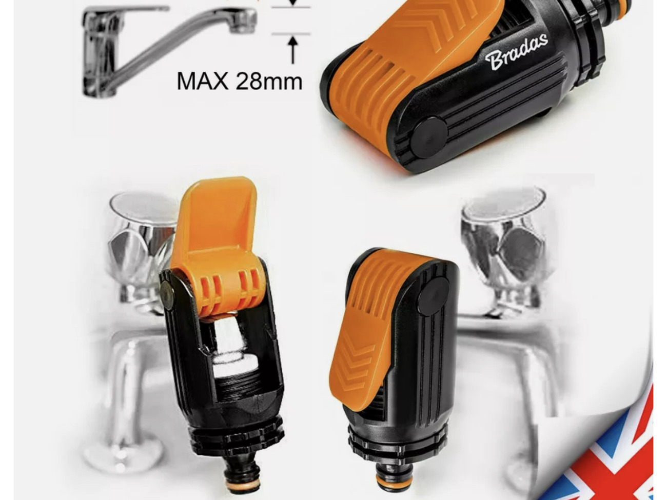 Pressure washer tap connector adapter jetwash power karcher 