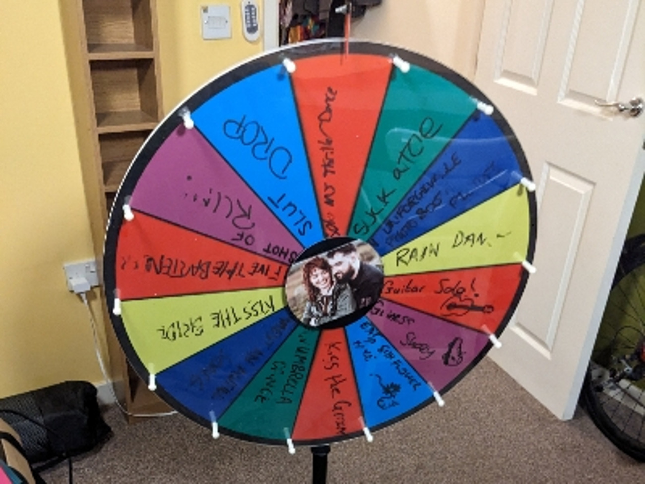 Prize/party spinner wheel