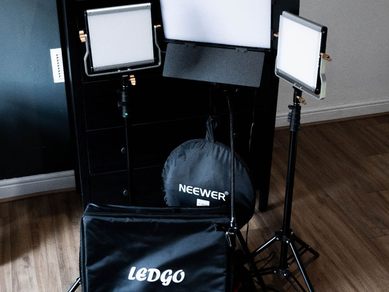 Pro lighting kit for filming or photography