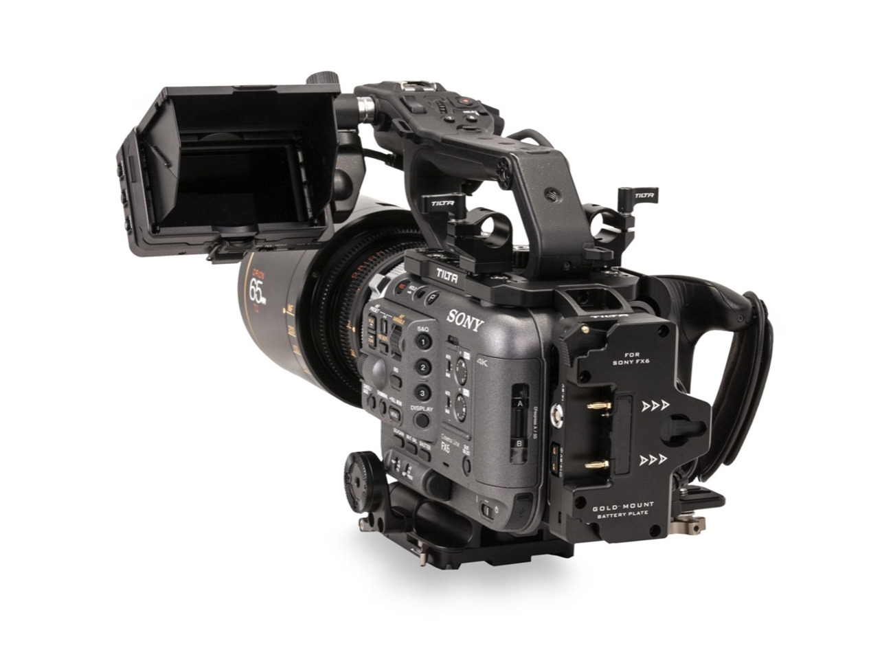 Pro sony fx6 camera package tilta cage batteries pelicase