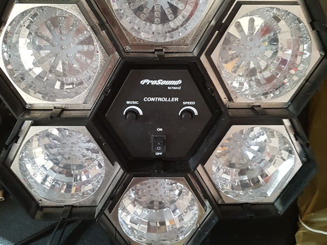 Pro sound multi coloured party lights..