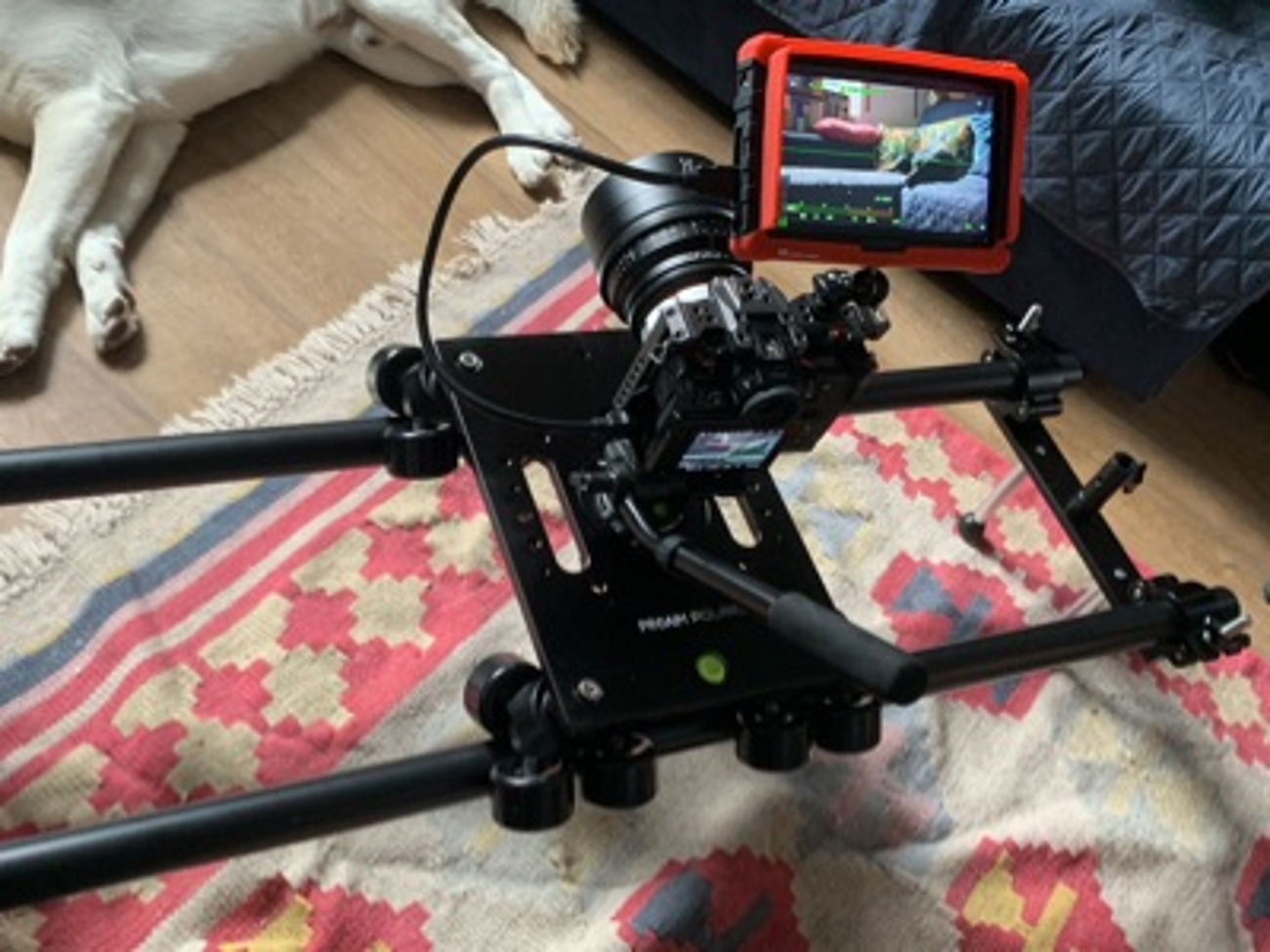 Proaim polaris dolly + 4ft track poles + fluid head