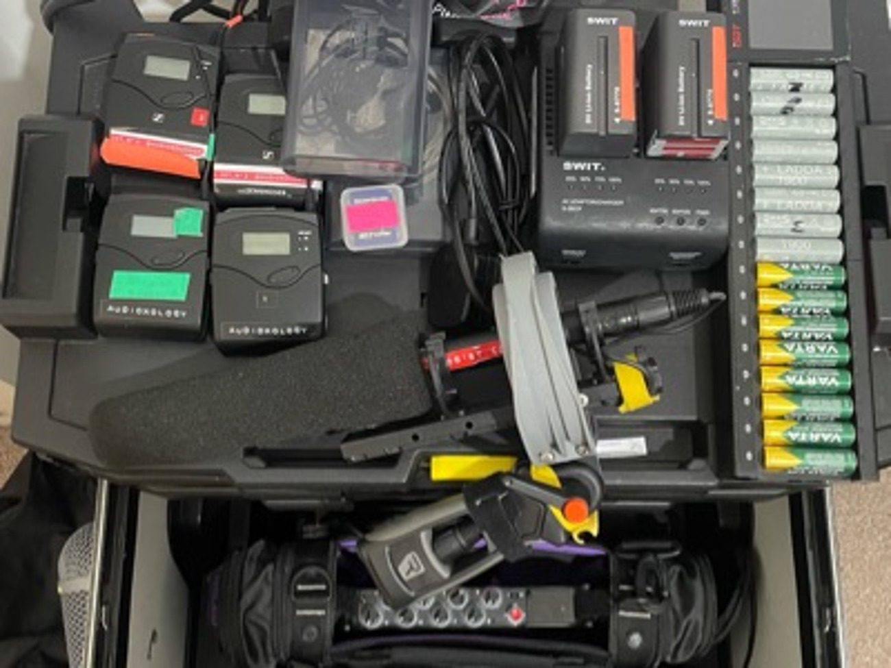 Production sound equipment set