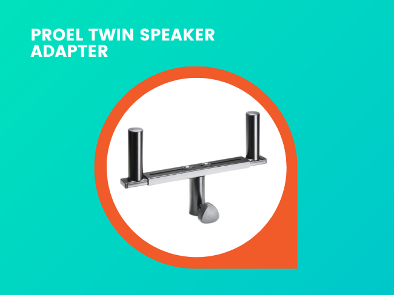 Proel twin speaker adapter