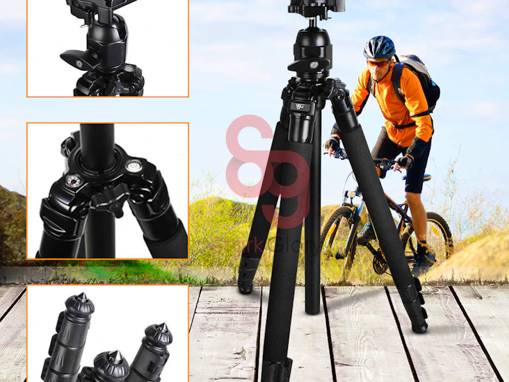 Professional ball head tripod for canon nikon sony camera