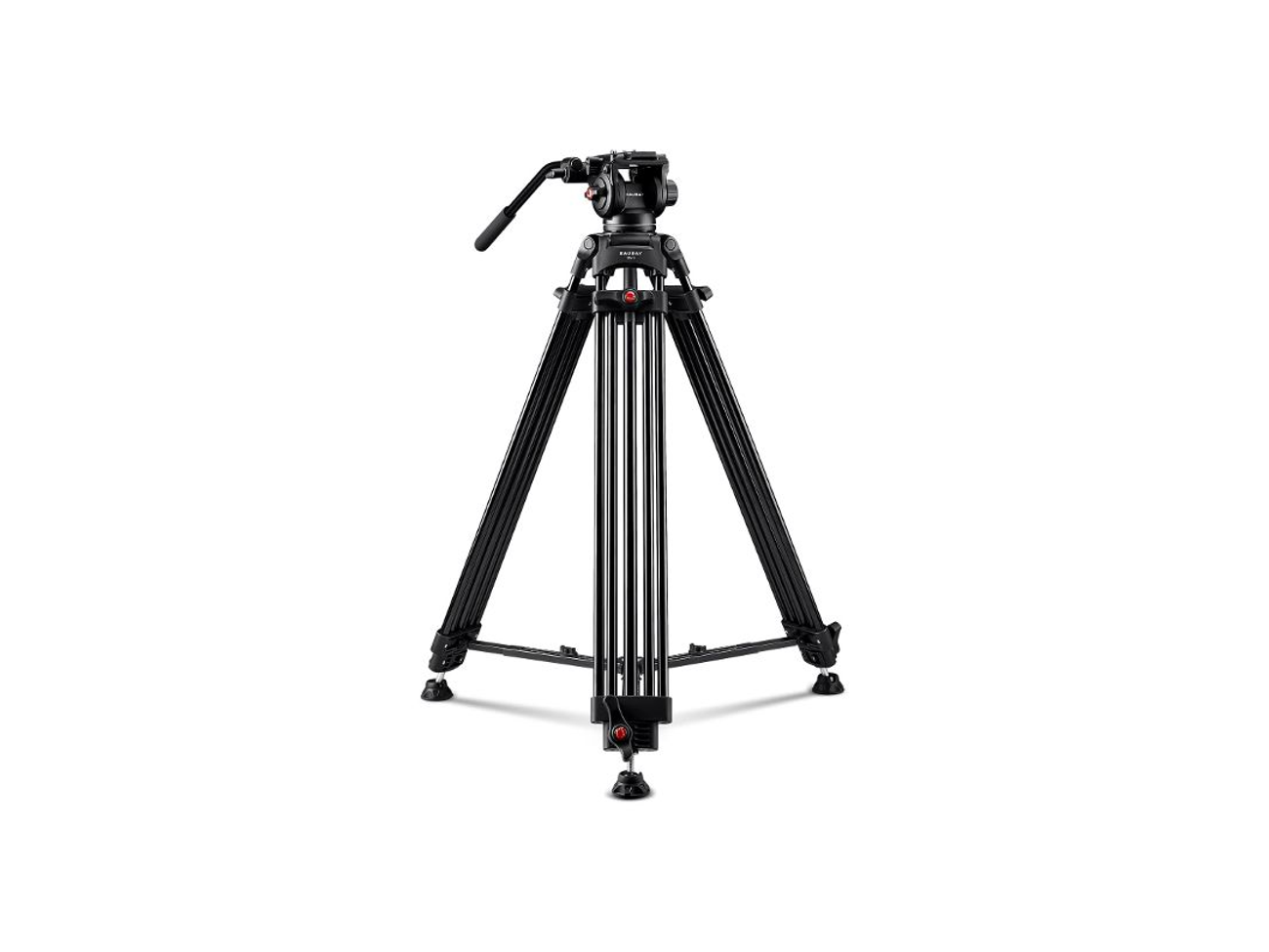 Professional heavy duty video camera tripod