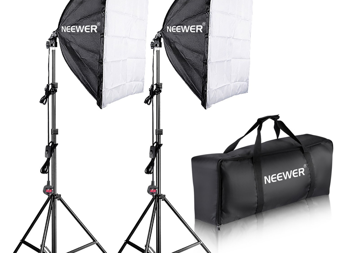 Softbox video and lighting kit (x2)