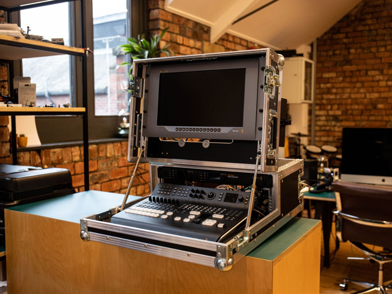 Professional live streaming kit -  atem television studio 4k console & kit