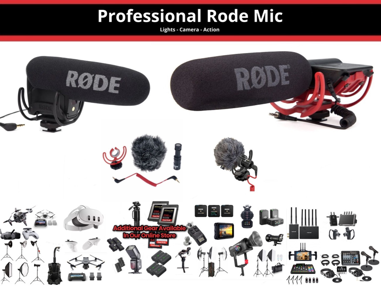 Professional rode microphone 