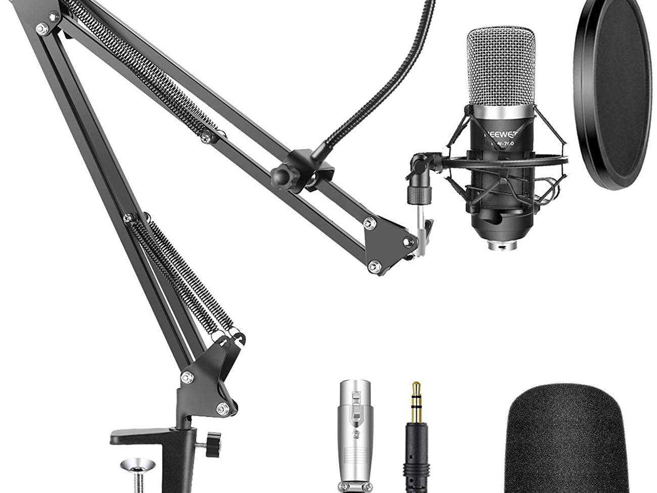 Professional studio recording condenser microphone