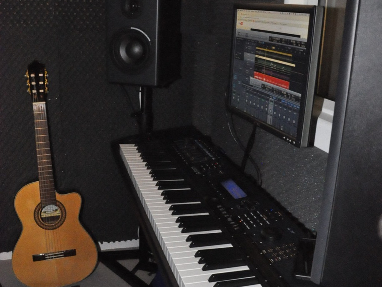 Professional vocal booth