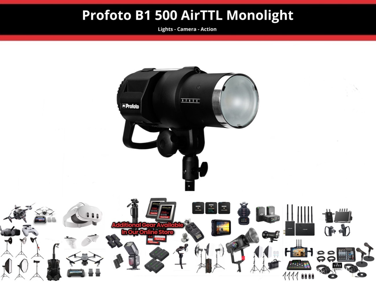 Profoto b1 500 airttl monolight