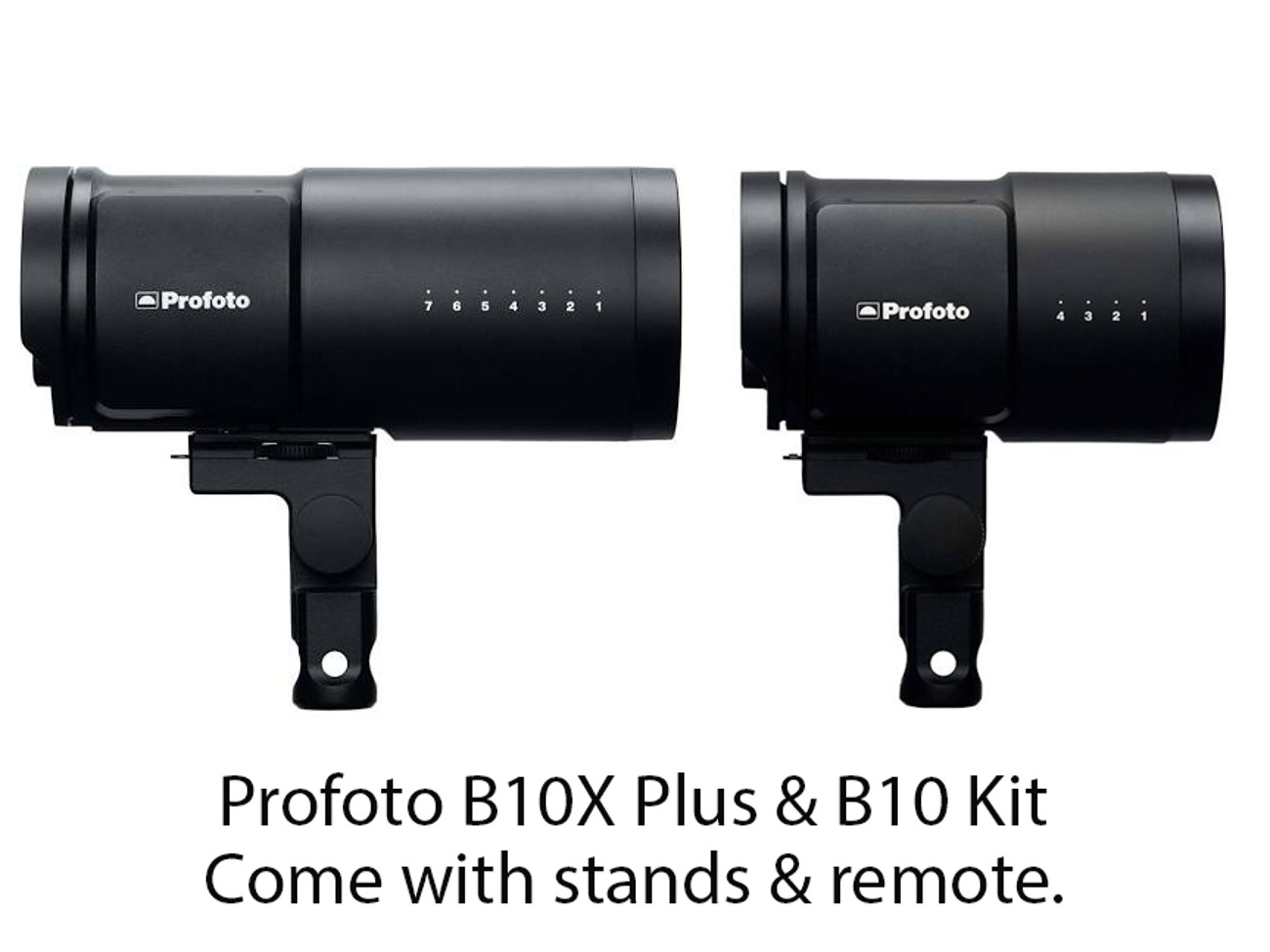 Profoto b10 & b10 plus 2 head kit (inc 2 stand, batteries & remote)