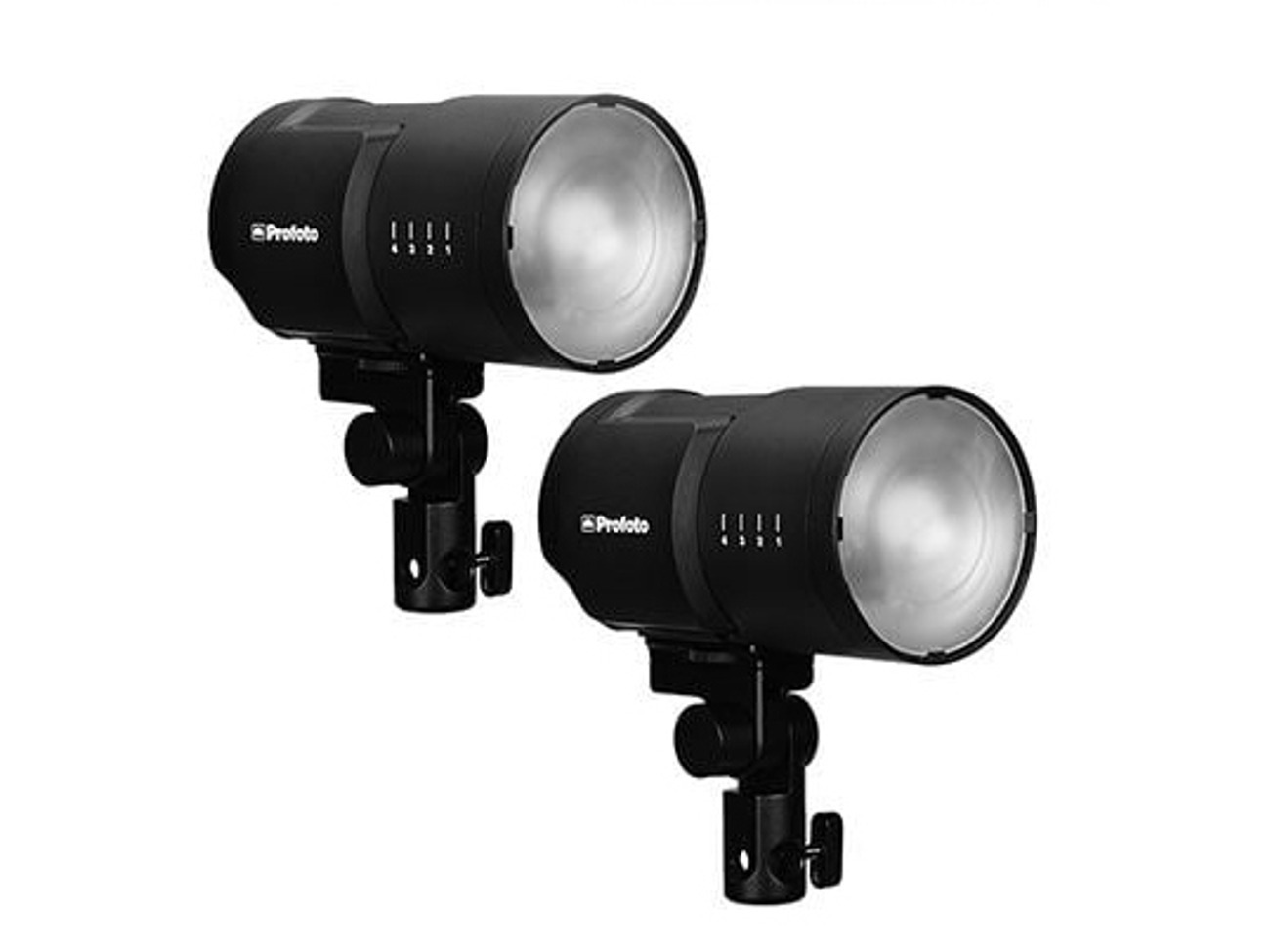 Profoto b10 x2 kit (inc 2 stands & air remote) - works with most old & new cameras.