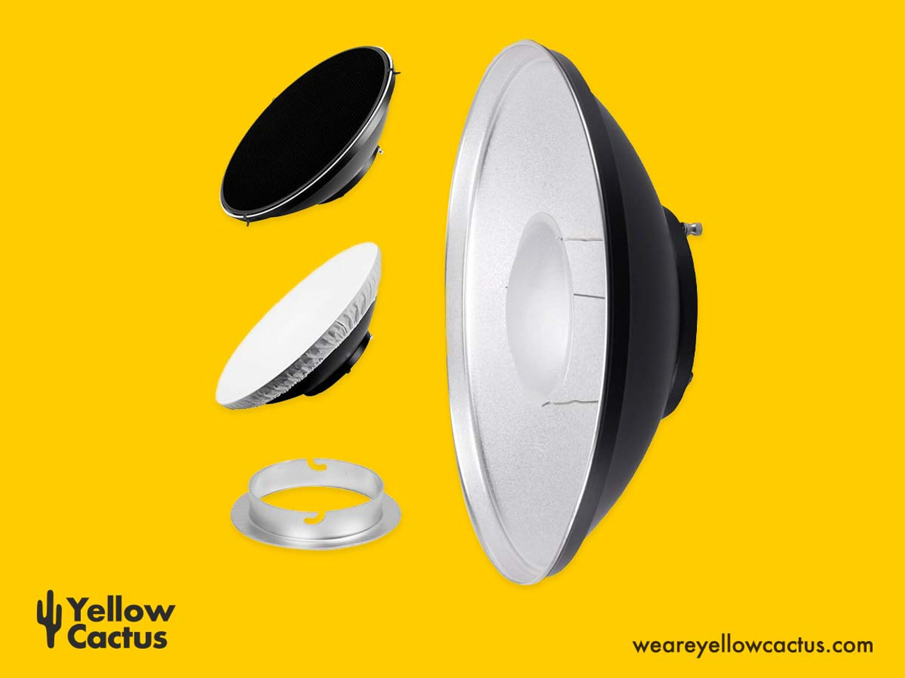 Profoto beauty dish white w/ grid + sock