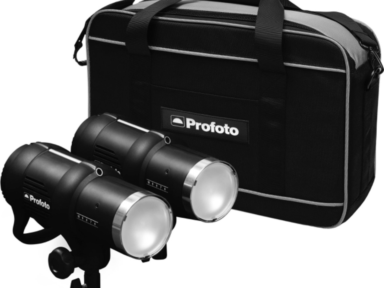 Profoto d1 basic kit (2x 500w heads)